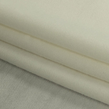 Star White Stretch Rayon Jersey Folded