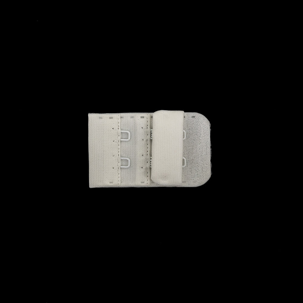 Marshmallow Bra Hook and Eye Back Closure - 2 x 3