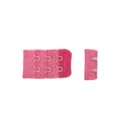 Medium Pink Bra Hook and Eye Back Closure - 2 x 3 Detail