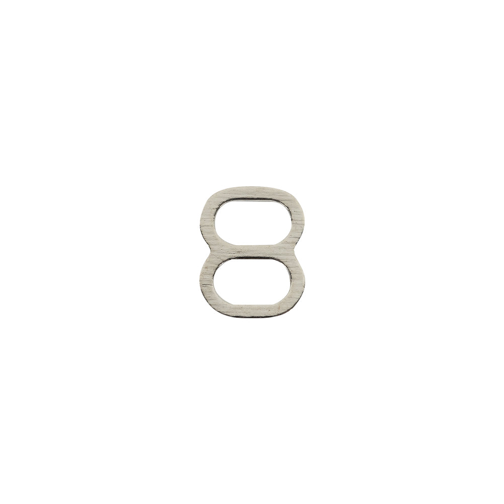 Nickel Metal Slider for 3/16" Strap - Set of 4