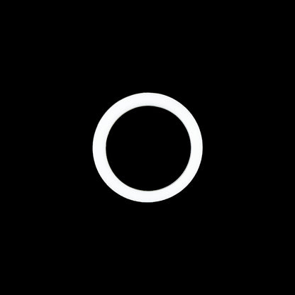 Off-White Plastic O-Ring for 3/8" Strap - Set of 4