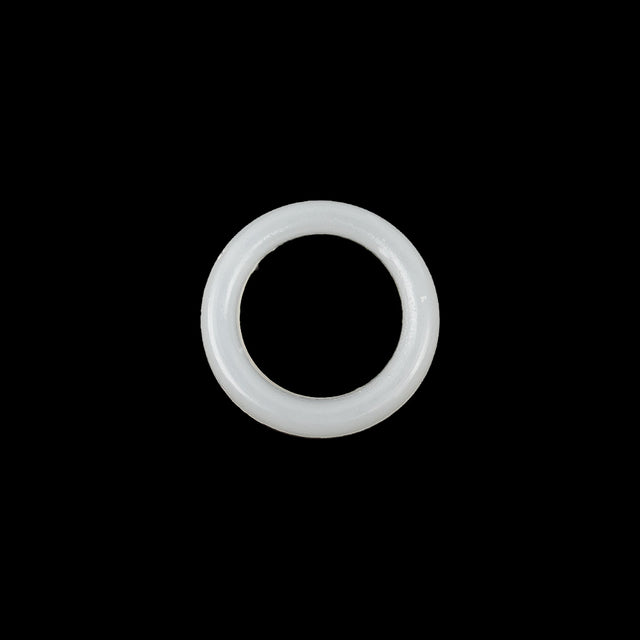 Ghostly White Plastic O-Ring for 1/4" Strap - Set of 4