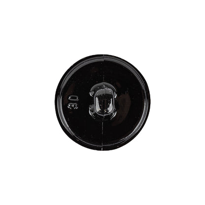 Black Radial Embossed Plastic Shank Back Button - 32L/20mm Detail