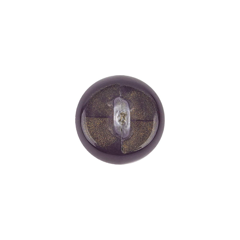 Luscious Grape and Spumante Iridescent Half Round Shank Back Button - 22L/14mm Detail