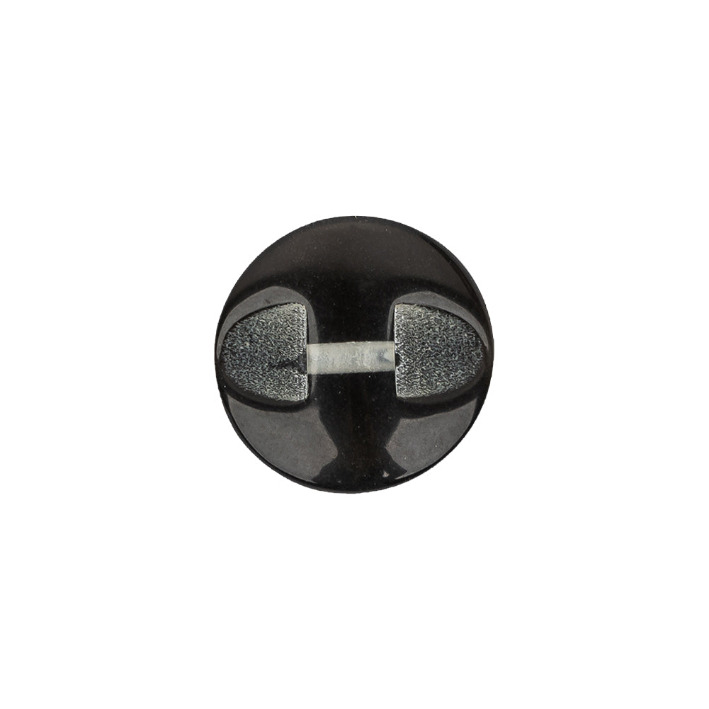 Waterock Iridescent Self Back Plastic Button - 24L/15mm Detail