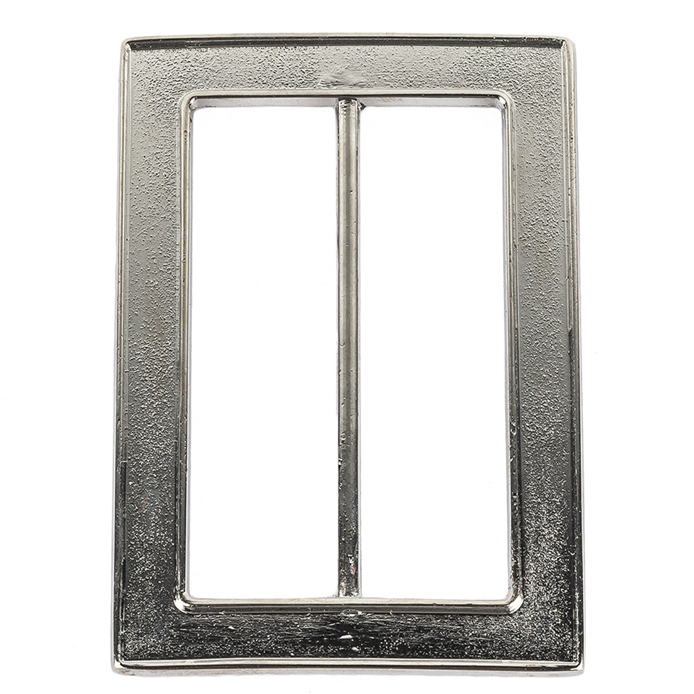 Ruby Slider Rectangular Nickel Hammered and Scored Textural Rectangular Slider - 65mm