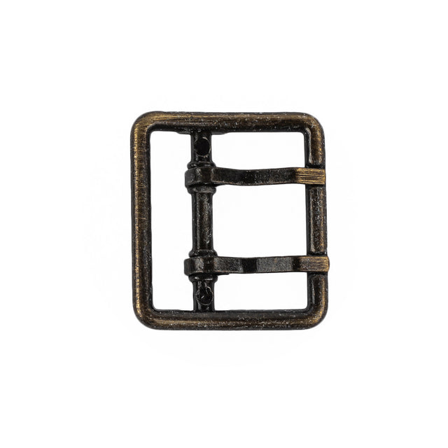 Old Gold Double Tongue Metal Buckle - 25m