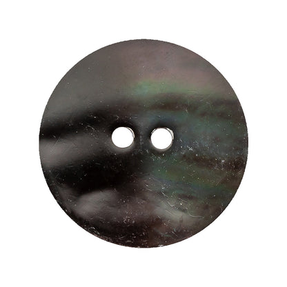 Oil Slick Iridescent 2-Hole Shell Button - 44L/28mm