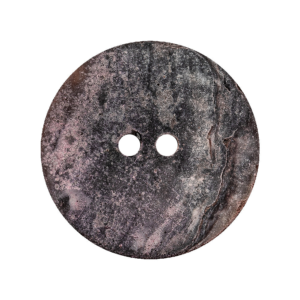 Wine Topaz Iridescent 2-Hole Shell Button - 44L/28mm Detail