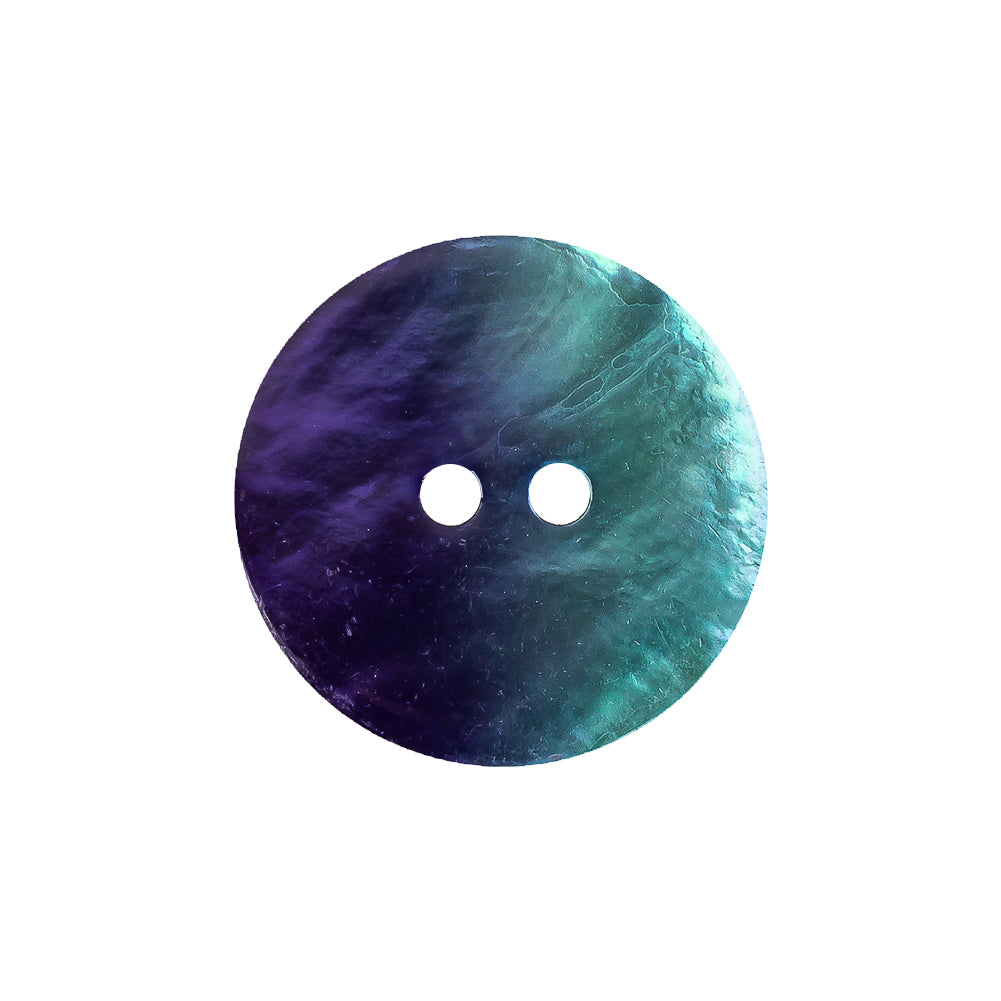 Ocean Iridescent 2-Hole Shell Button - 36L/23mm