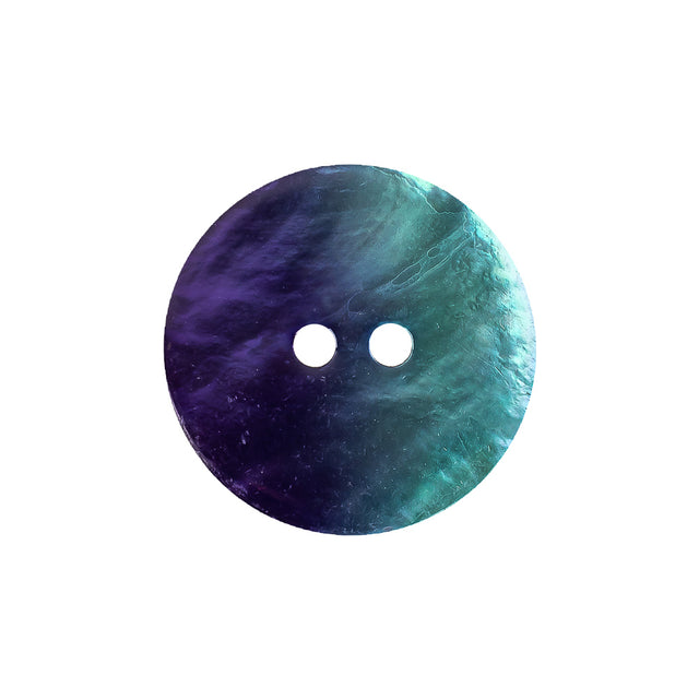 Ocean Iridescent 2-Hole Shell Button - 36L/23mm