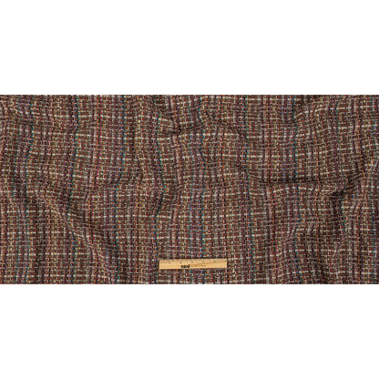 Italian Taupe, Olive and Multicolor Blended Wool Tweed Full