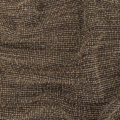 Pale Beige and Black Nubby Boucled Knit
