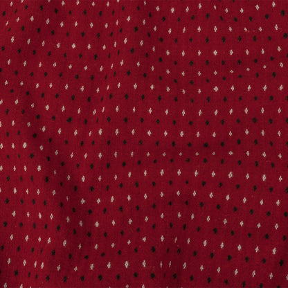 Tomato Puree, Vanilla Ice and Black Diamonds Brushed Blended Cotton Jacquard