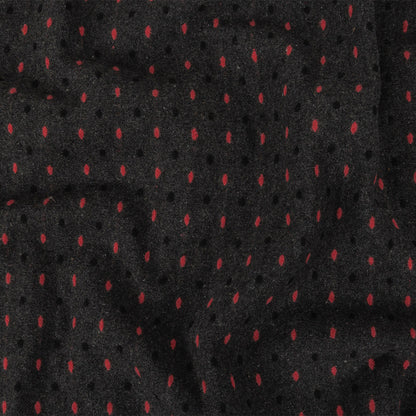 Peat, Black and Pink Broken Stripes or Spots Brushed Woven