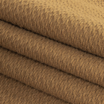Tan Tactile Wool Woven Folded