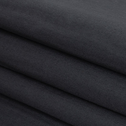 Navy Cotton Double Cloth with Striped Faux Quilting Detail