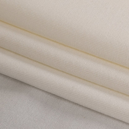 Cream Stretch Rayon Jersey Folded