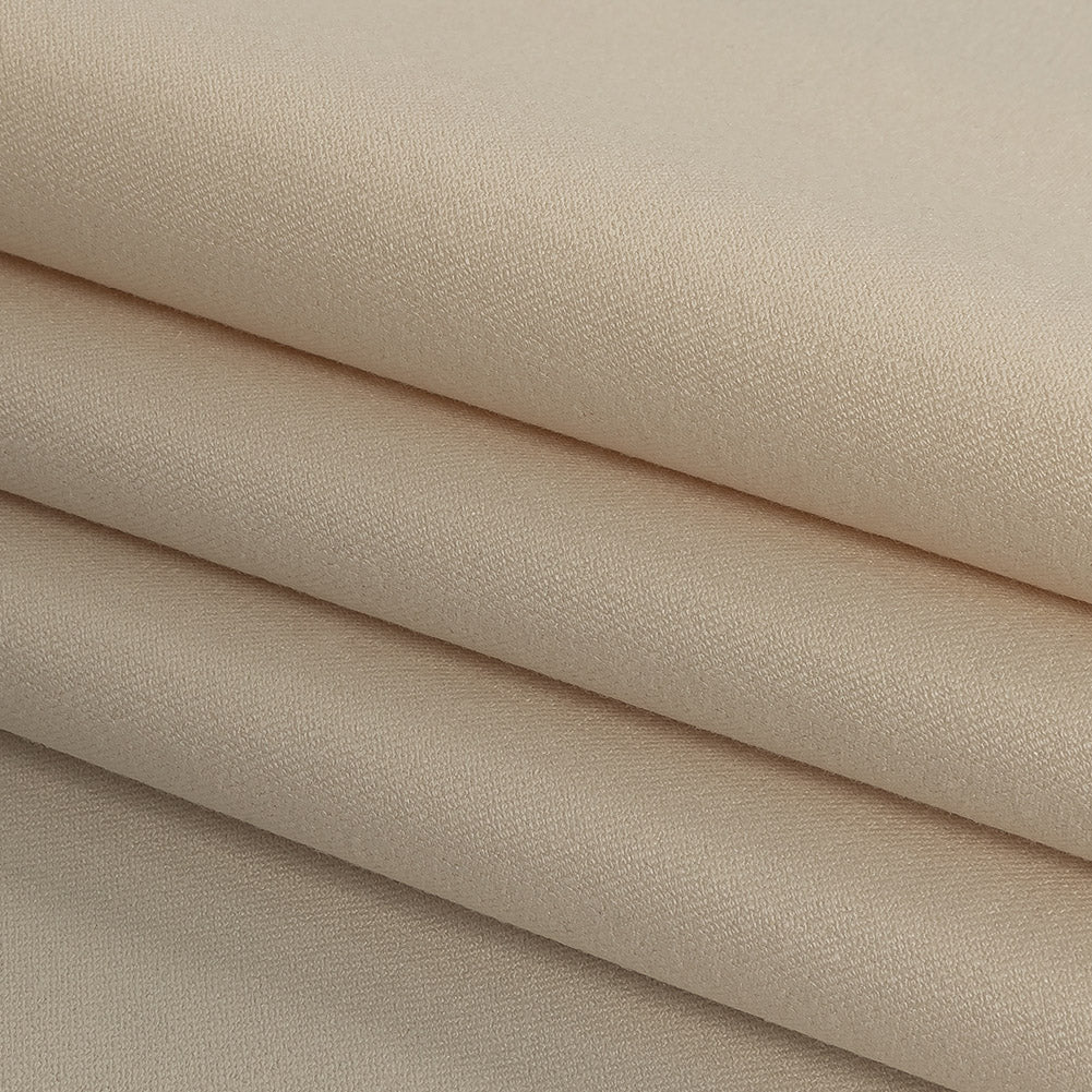 White Smoke Stretch Cotton Twill Folded