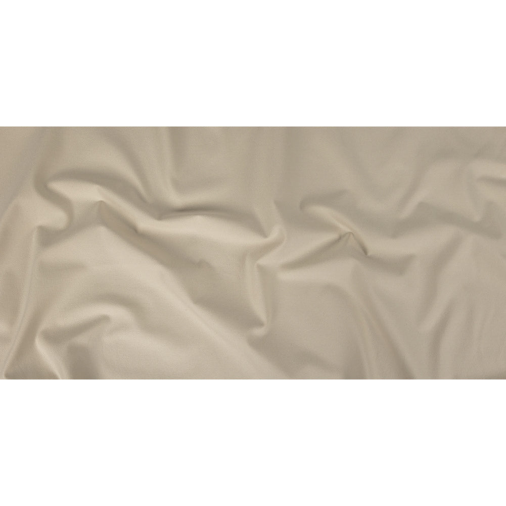 White Smoke Stretch Cotton Twill Full