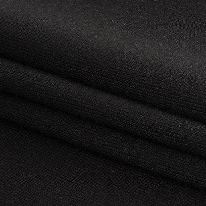 Black Beauty Rayon Interlock Knit Folded