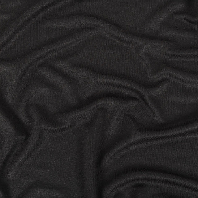Black Beauty Rayon Interlock Knit