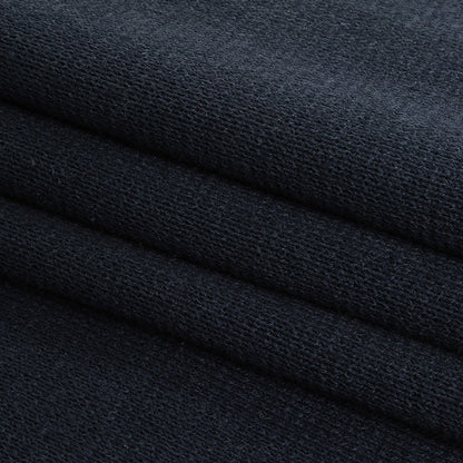 Nautical Blue Cotton Double Knit Folded