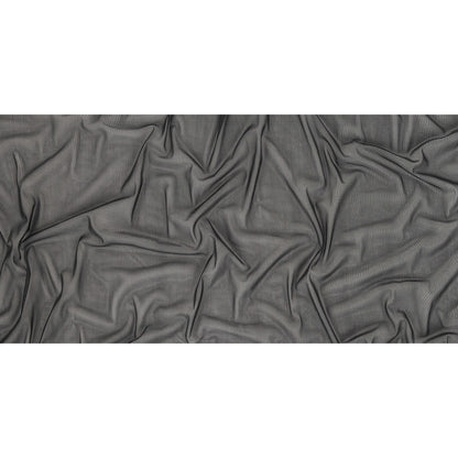 Black Polyester Stretch Mesh Full