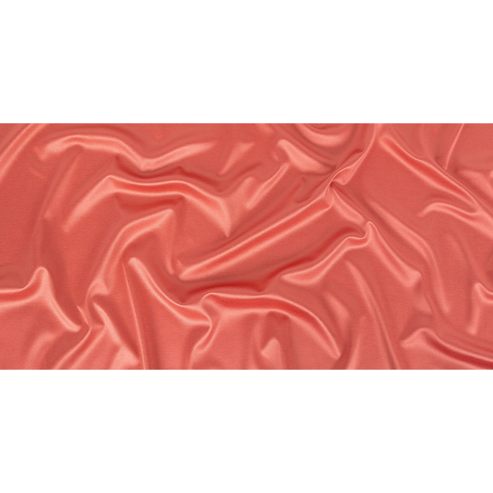 Coral Satin-Faced Interlock Double Knit Full