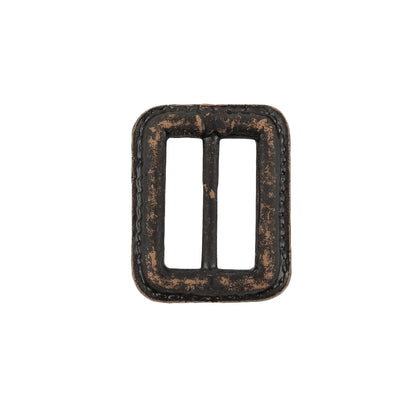Italian Tar Faux Leather Slider - 1.5" L x 1.125" W