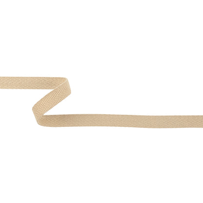 Brown Rice Cotton Twill Tape - 0.5"