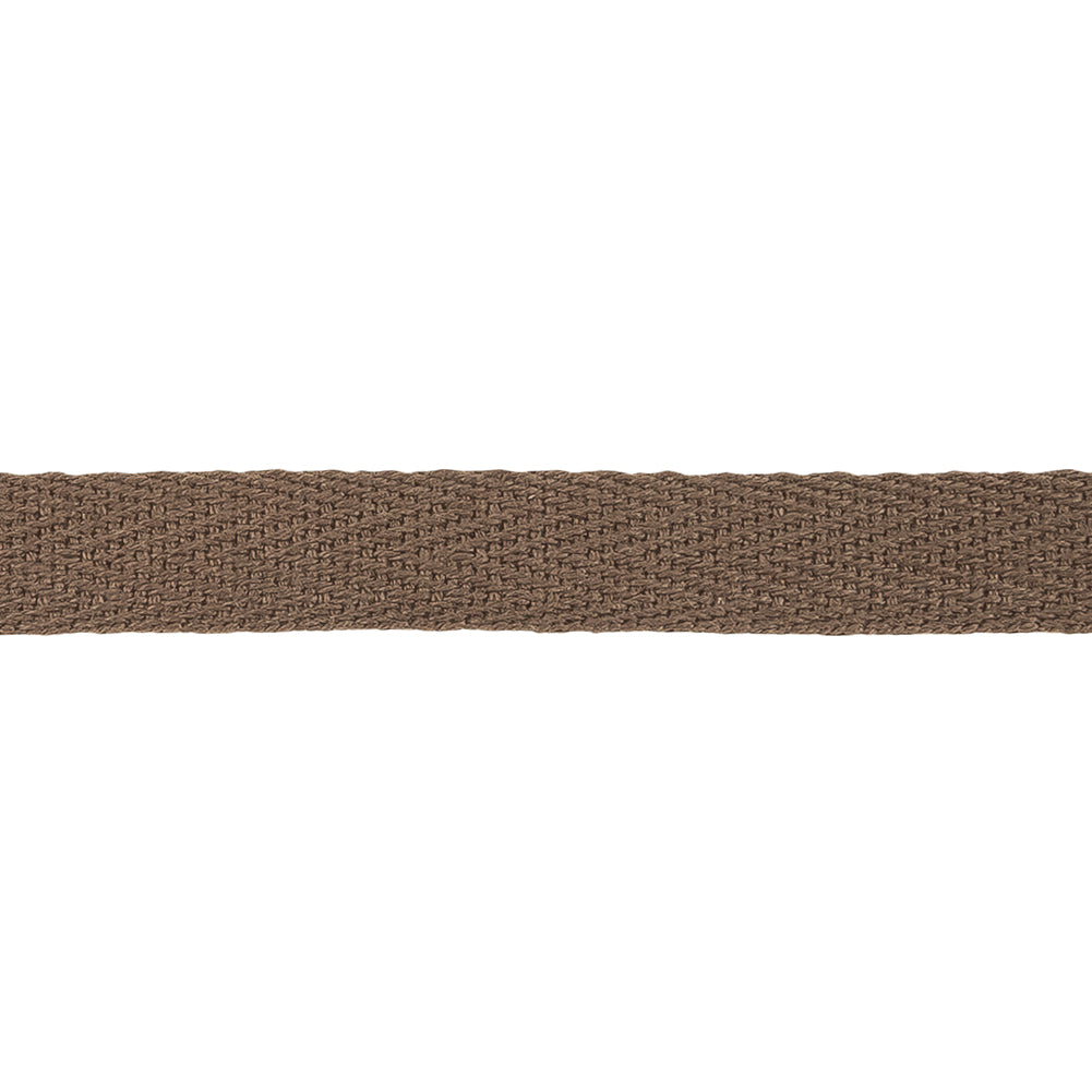 Shiitake Cotton Twill Tape - 0.5" Detail