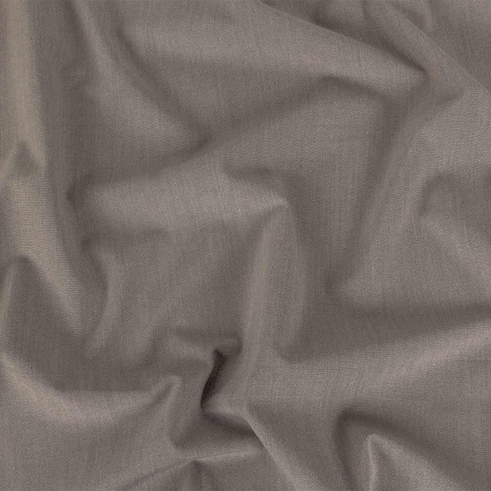 Liz Claiborne Gray Polyester and Cotton Stretch Suiting