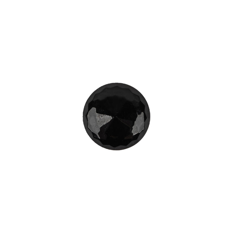 template--25130090922057__main-Black Faceted Shank Back Glass Button - 17L/10.5mm