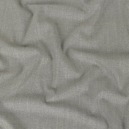 Black and Blanc de Blanc Railroad Striped Stretch Blended Wool Suiting