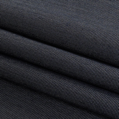 Night Sky Pin Dot Stretch Polyester Suiting Folded