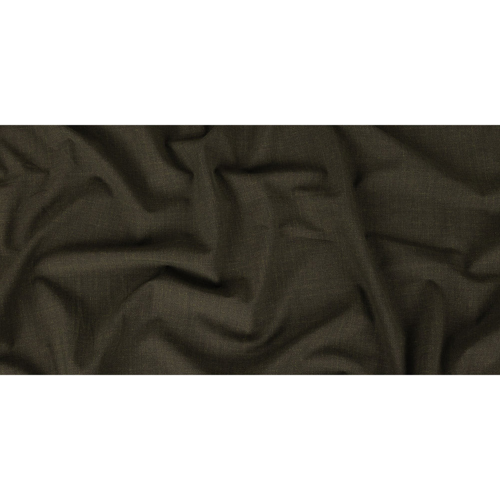 Italian Army Green Heathered Stretch Suiting Full