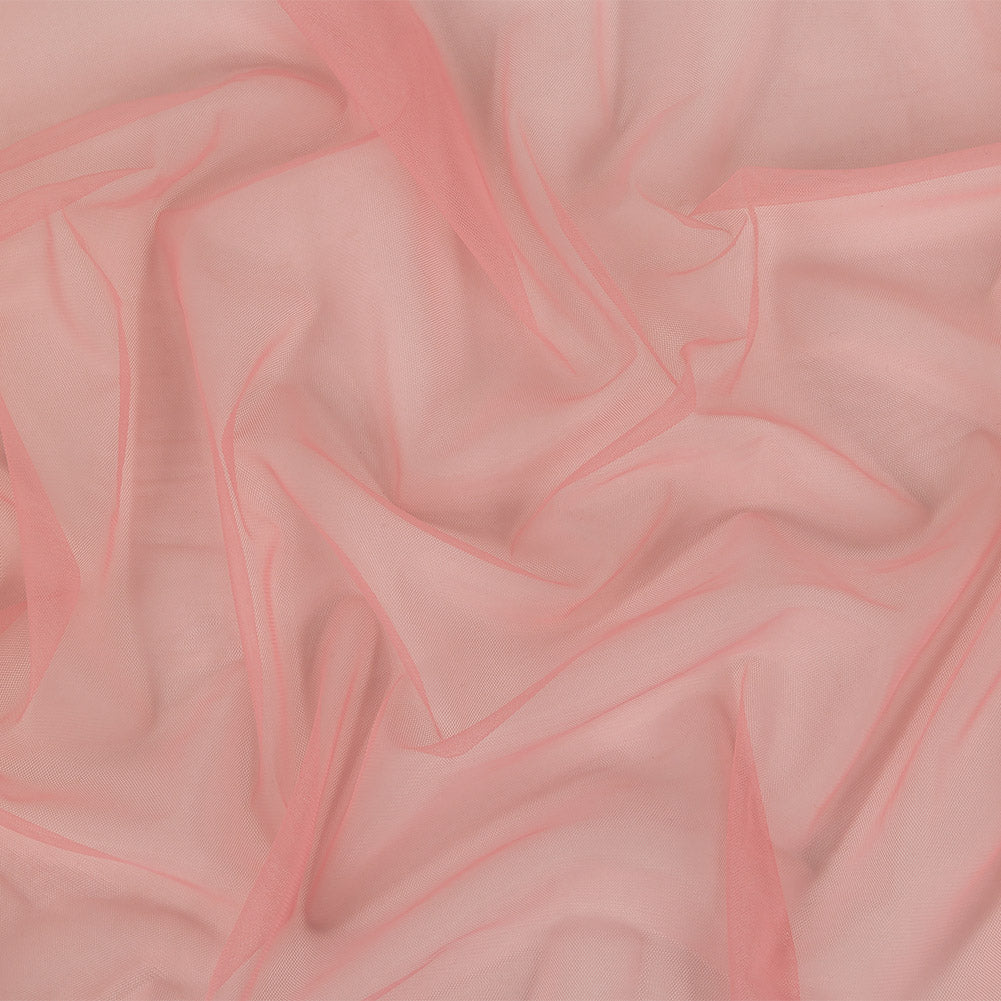 Blush Polyester Stretch Mesh