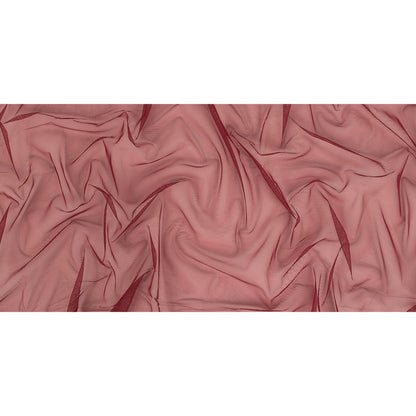 Sun Dried Tomato Polyester Stretch Mesh Full