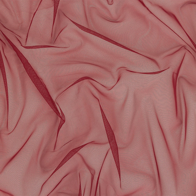 Sun Dried Tomato Polyester Stretch Mesh