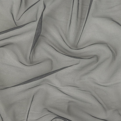 Slate Polyester Stretch Mesh