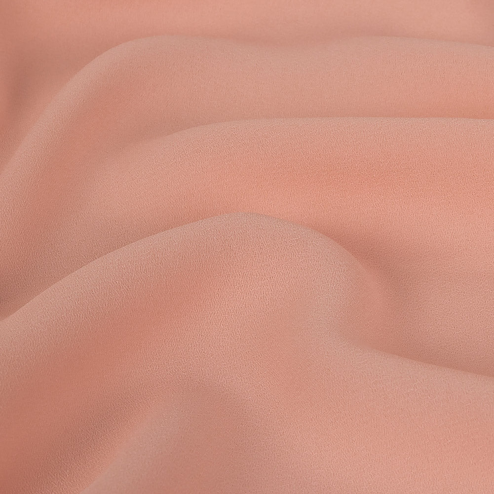 Impatiens Pink Polyester Georgette Detail
