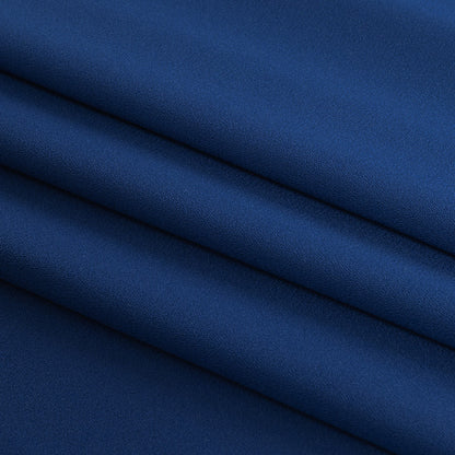 Royal Blue Polyester Georgette Folded