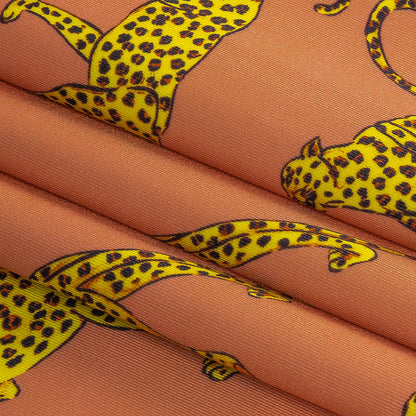 Traje de baño de compresión de tricot, con protección UV y microcápsulas de aloe vera - Canyon Clay Cheetahs - Colección Caye