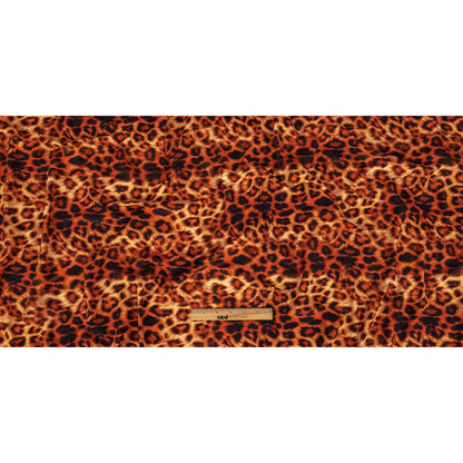 Compression Swimwear Tricot, UV Protective with Aloe Vera Microcapsules - Orange Cheetah Spots - Caye Collection