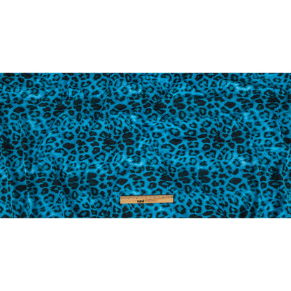 Compression Swimwear Tricot, UV Protective with Aloe Vera Microcapsules - Blue Cheetah Spots - Caye Collection