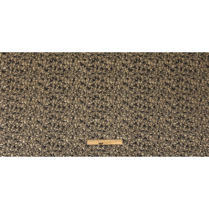 Mood Exclusive Metallic Gold and Black Tactile Triangles Luxury Brocade Full