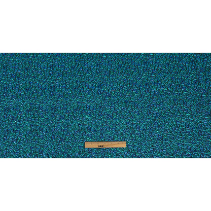 Mood Exclusive Metallic Royal Blue and Teal Tactile Triangles Luxury Brocade Full