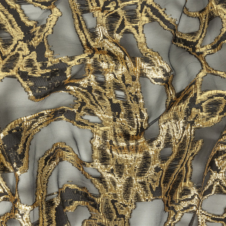 template--25130090922057__main-Mood Exclusive Metallic Gold and Black Mineral Veins Luxury Burnout Brocade