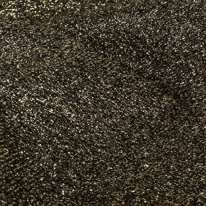 Cygnus Metallic Gold and Black Crinkled Lame Luxury Brocade Detail